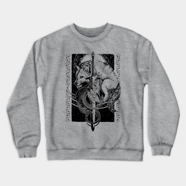 Greywolf Crewneck Sweatshirt by Findtees